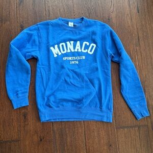 Departure Blue Monaco Sports Club Sweatshirt